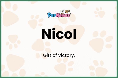 Nicol dog name meaning