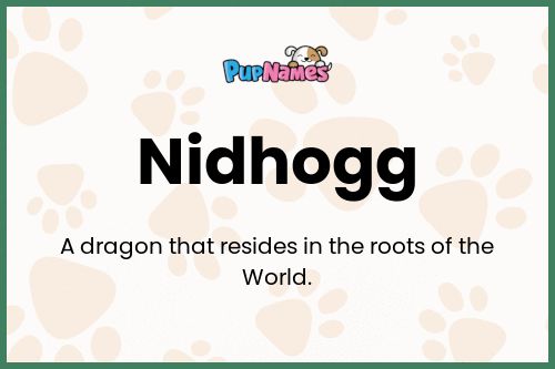 Nidhogg dog name meaning