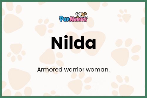 Nilda dog name meaning