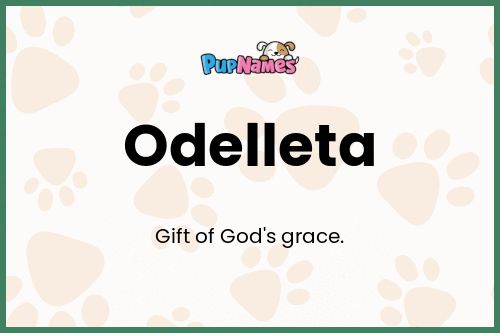 Odelleta dog name meaning