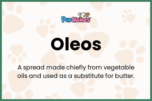 Oleos dog name meaning