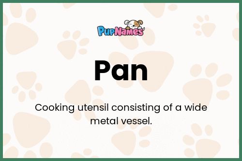 Pan dog name meaning