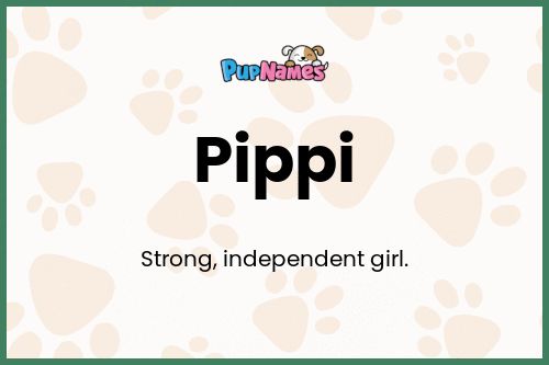 Pippi dog name meaning