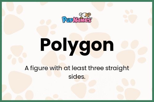 Polygon dog name meaning