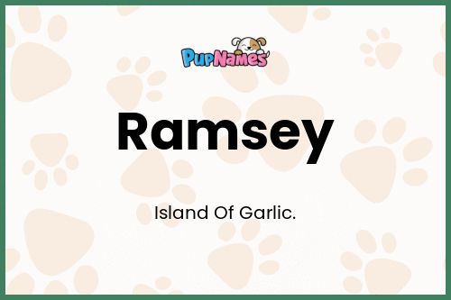 Ramsey dog name meaning