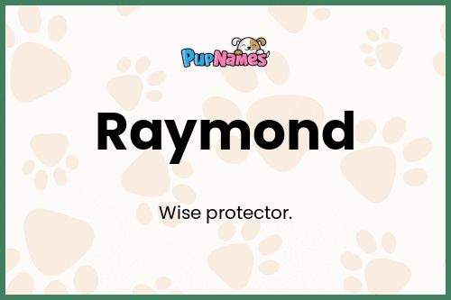 Raymond dog name meaning