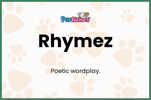 Rhymez dog name meaning