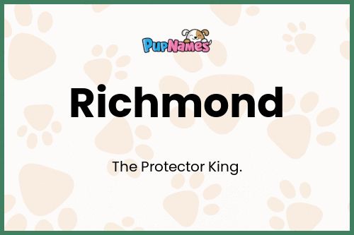 Richmond dog name meaning