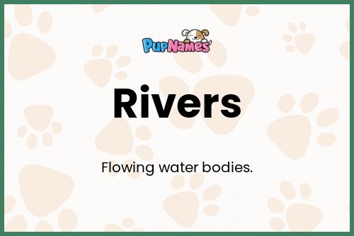 Rivers dog name meaning
