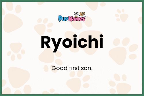 Ryoichi dog name meaning