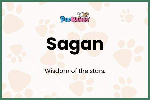 Sagan dog name meaning