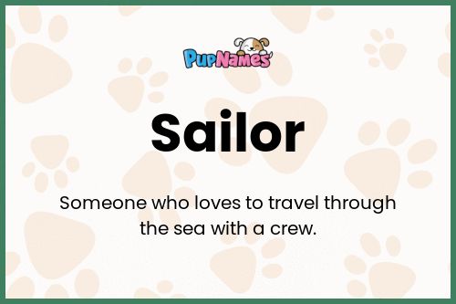 Sailor dog name meaning