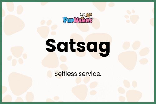 Satsag dog name meaning