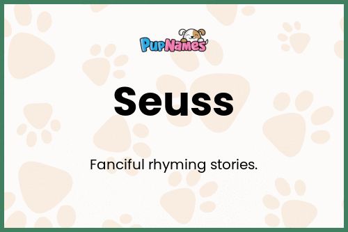 Seuss dog name meaning