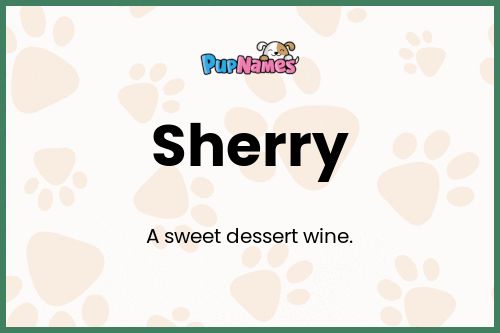 Sherry dog name meaning