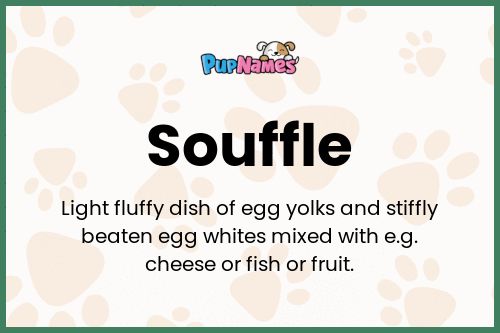 Souffle dog name meaning