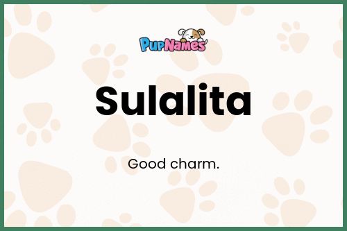 Sulalita dog name meaning