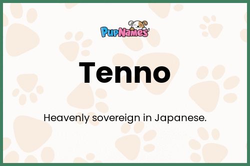 Tenno dog name meaning