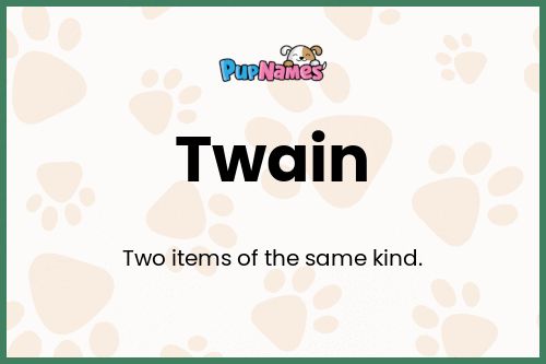 Twain dog name meaning