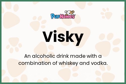 Visky dog name meaning