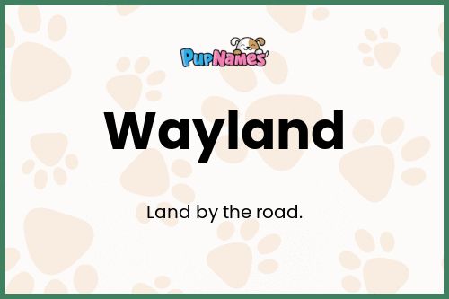 Wayland dog name meaning