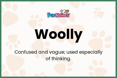 Woolly dog name meaning