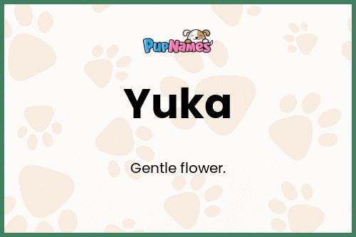 Yuka dog name meaning