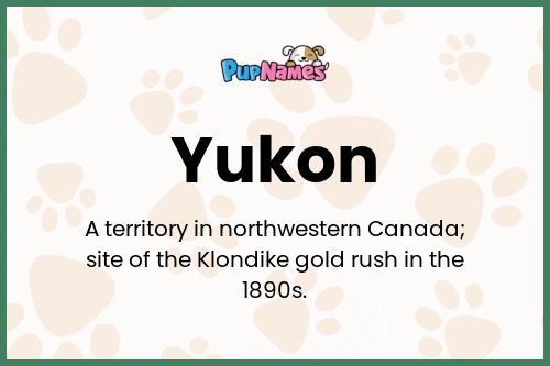 Yukon dog name meaning