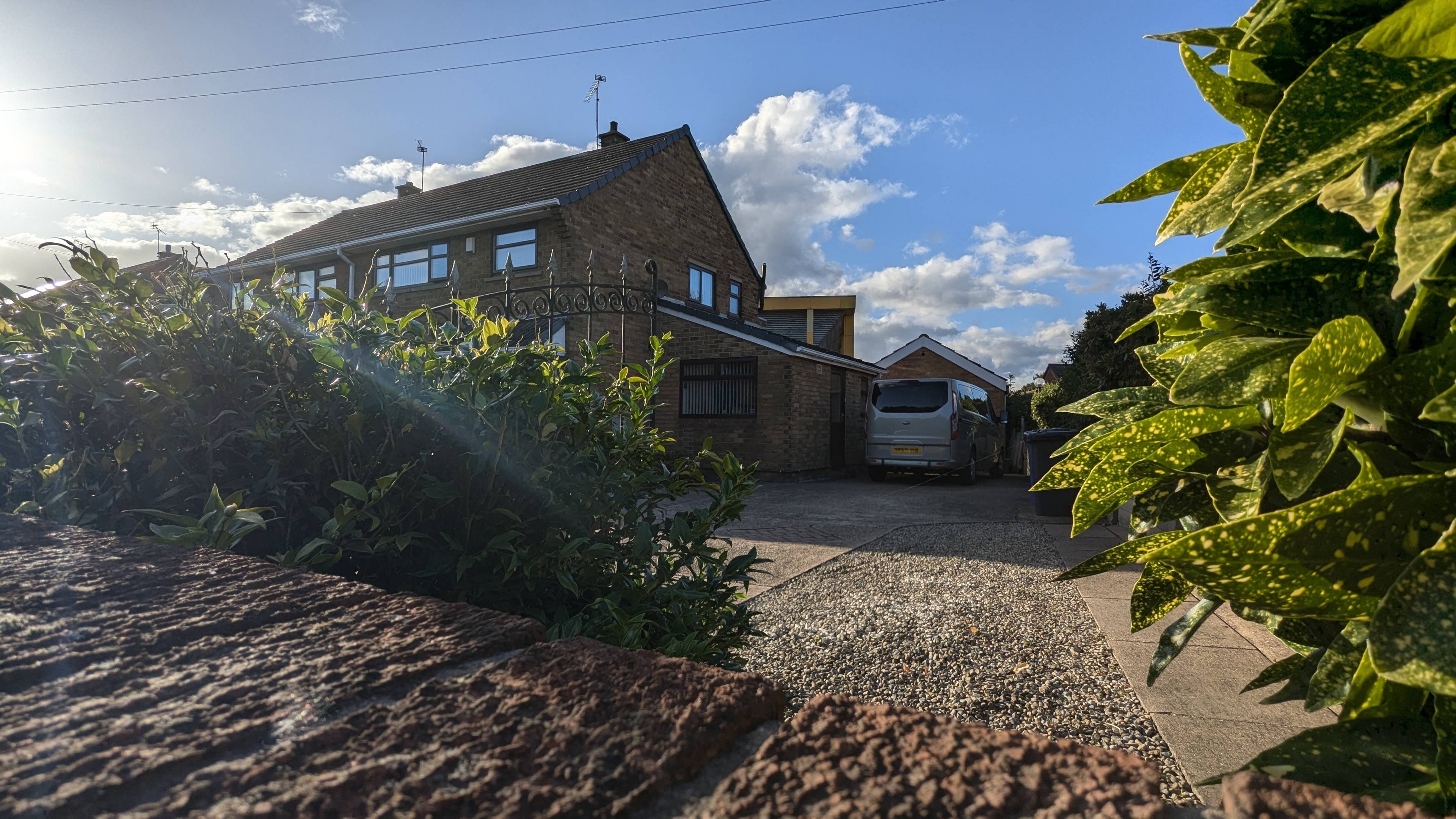 Outside