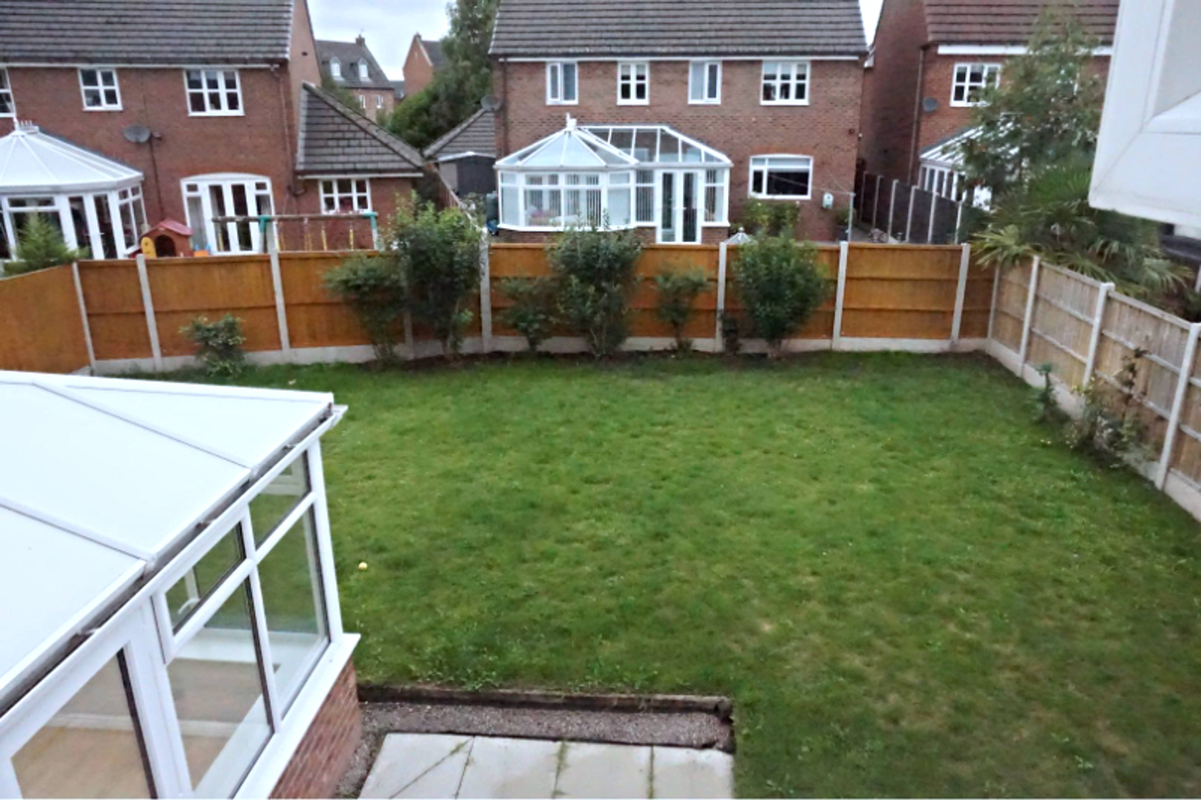 rear garden            