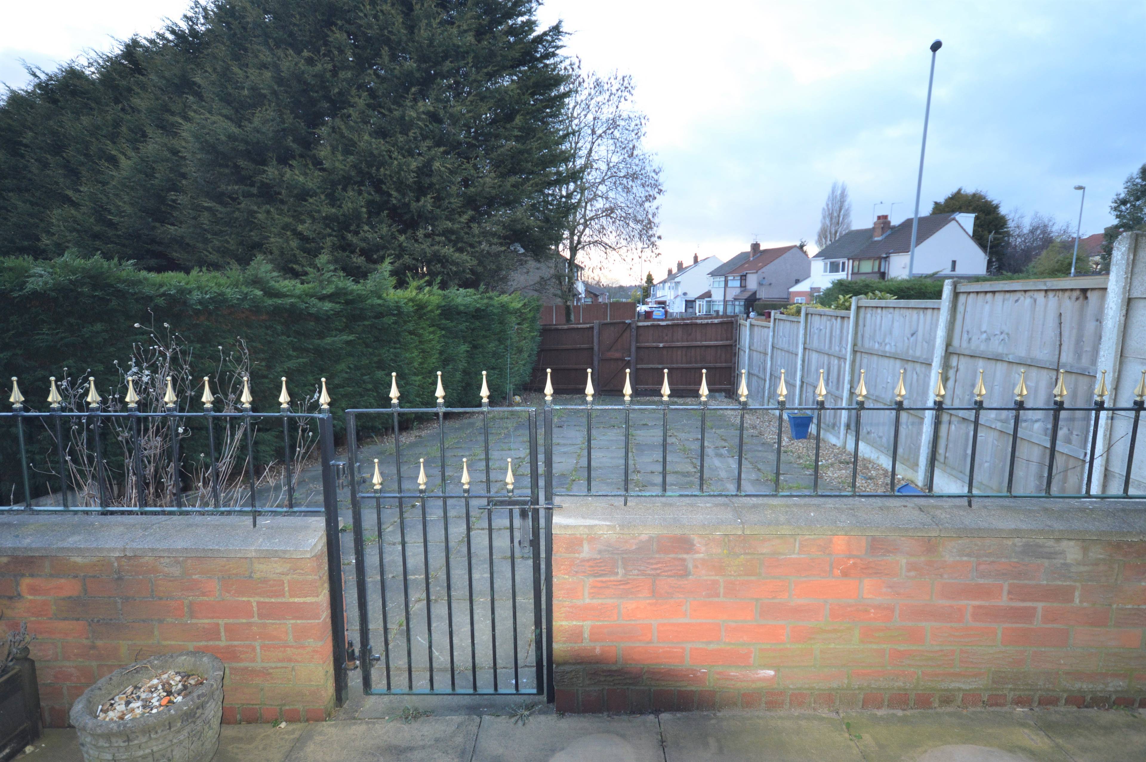 Rear garden