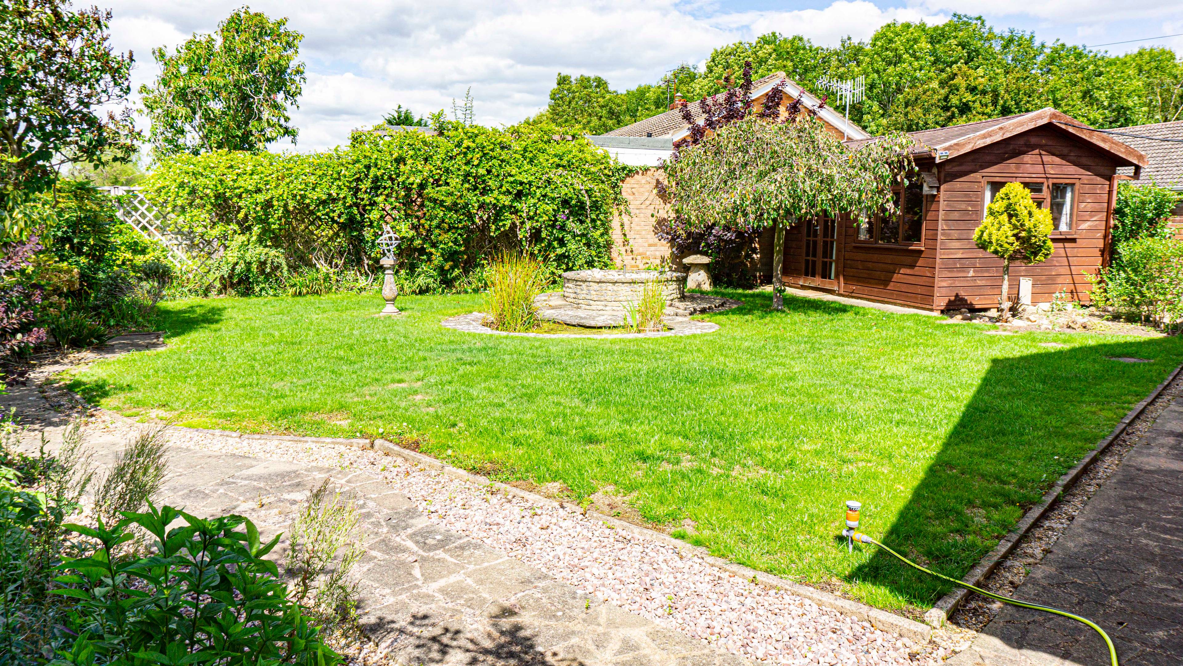 Rear garden