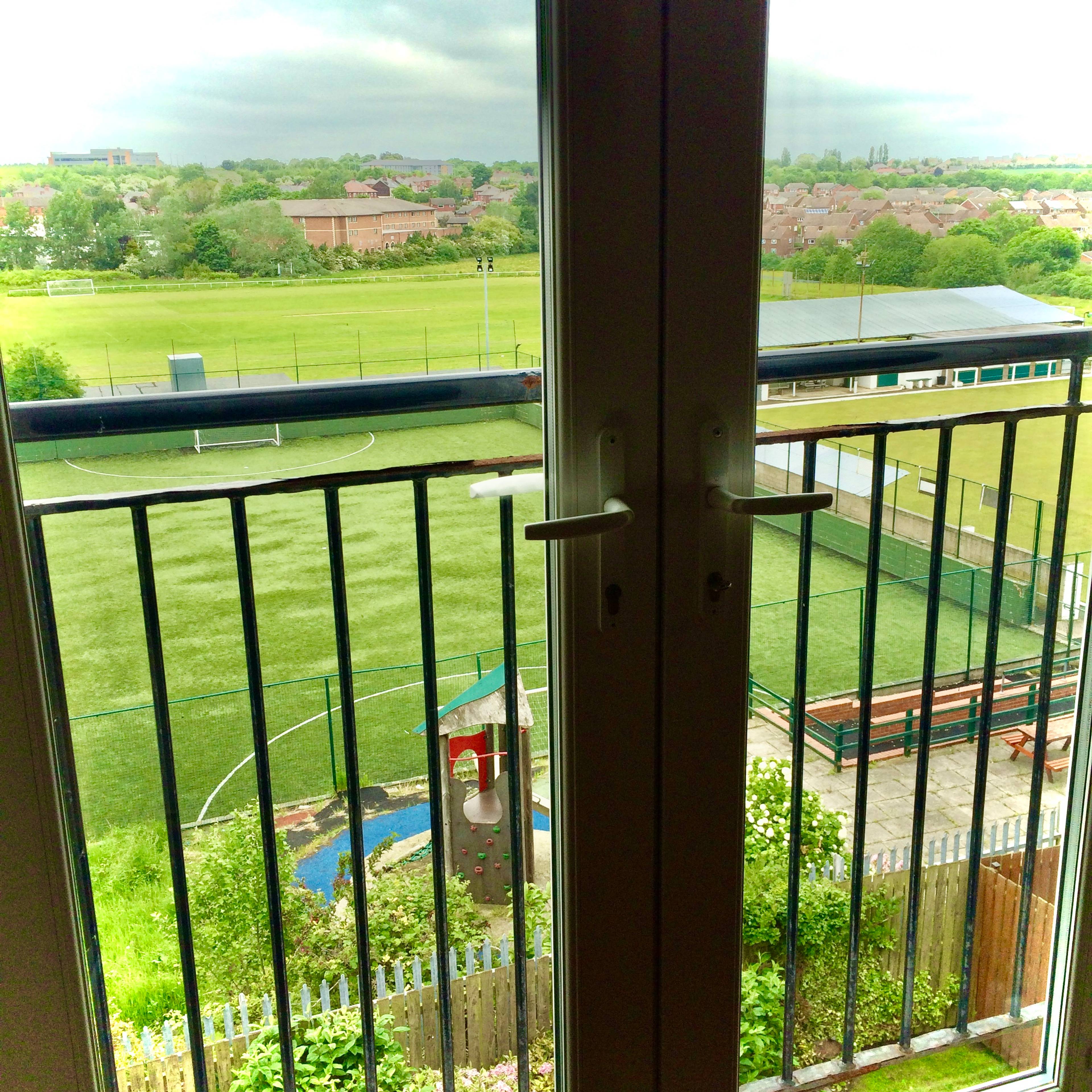 Outside