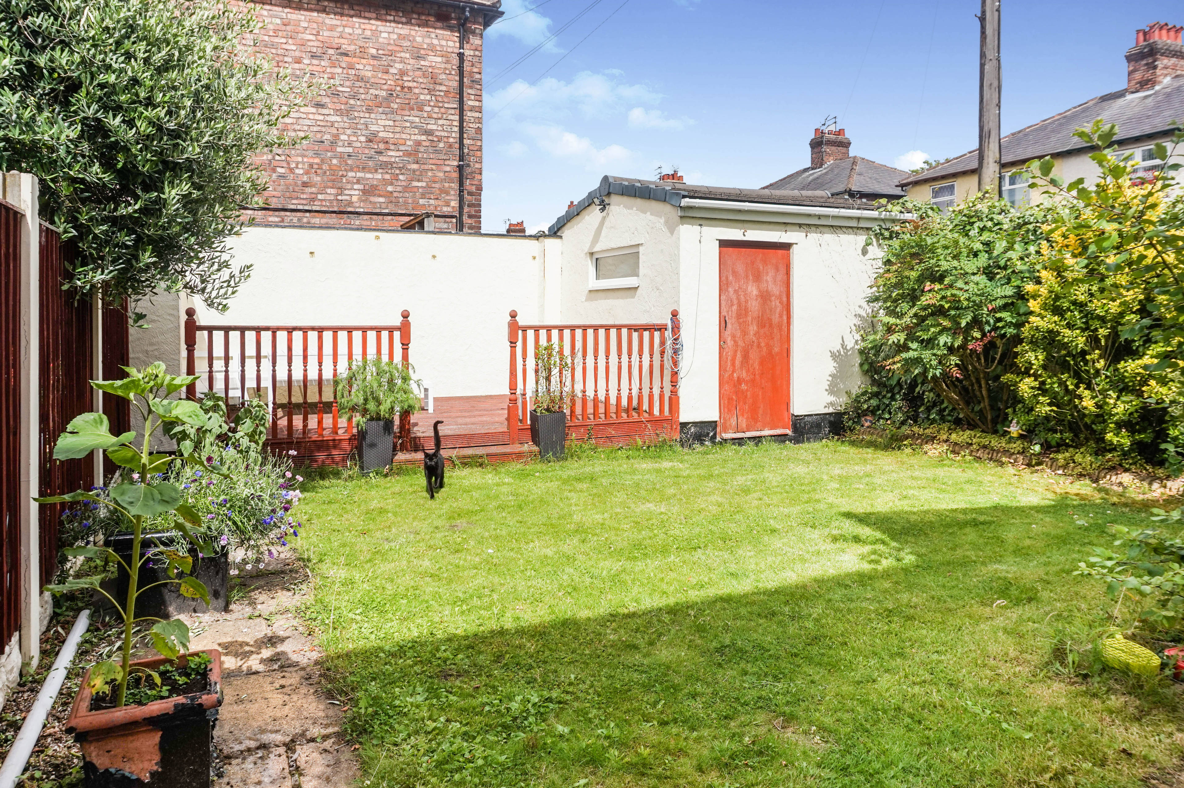 Rear garden