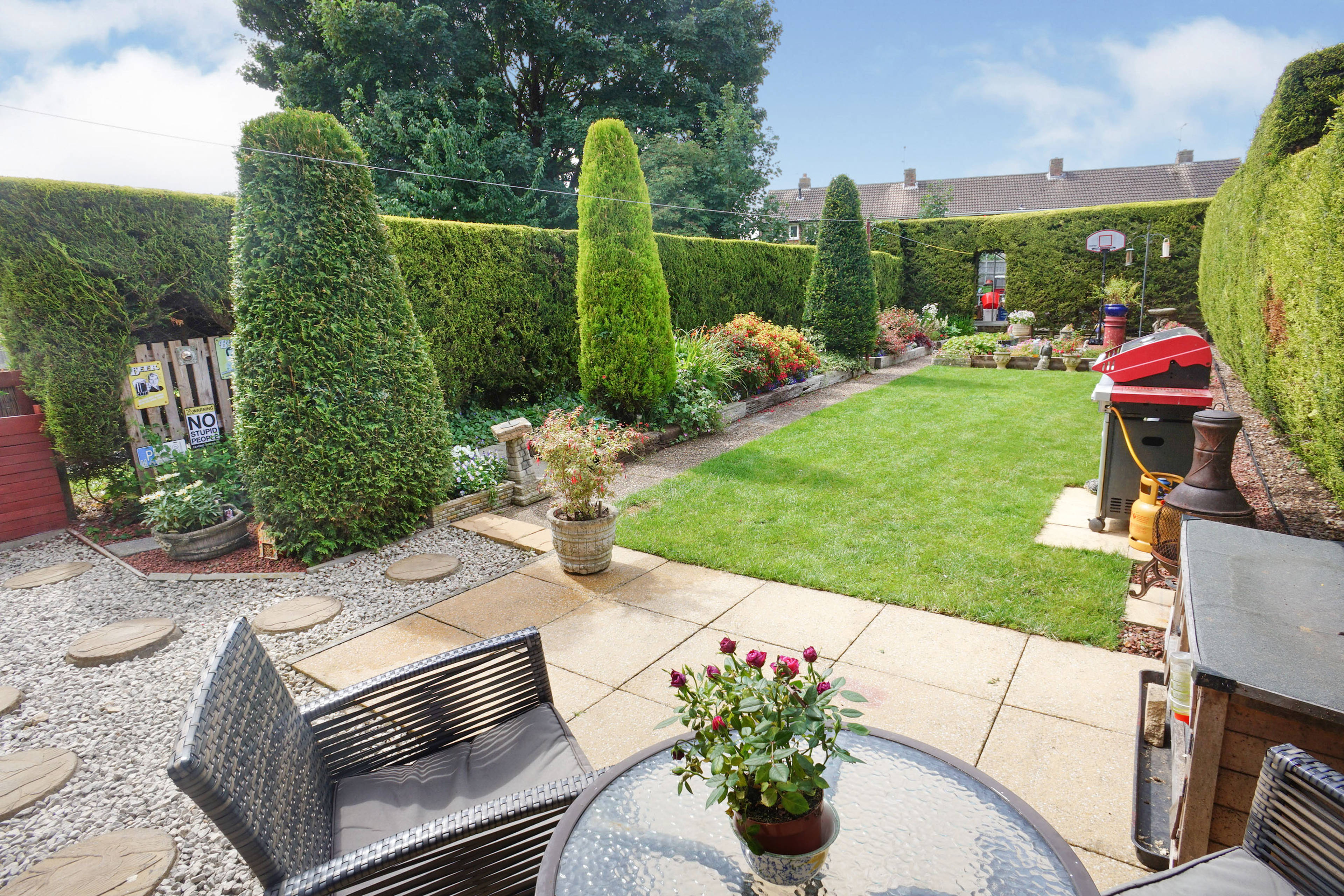 Rear garden