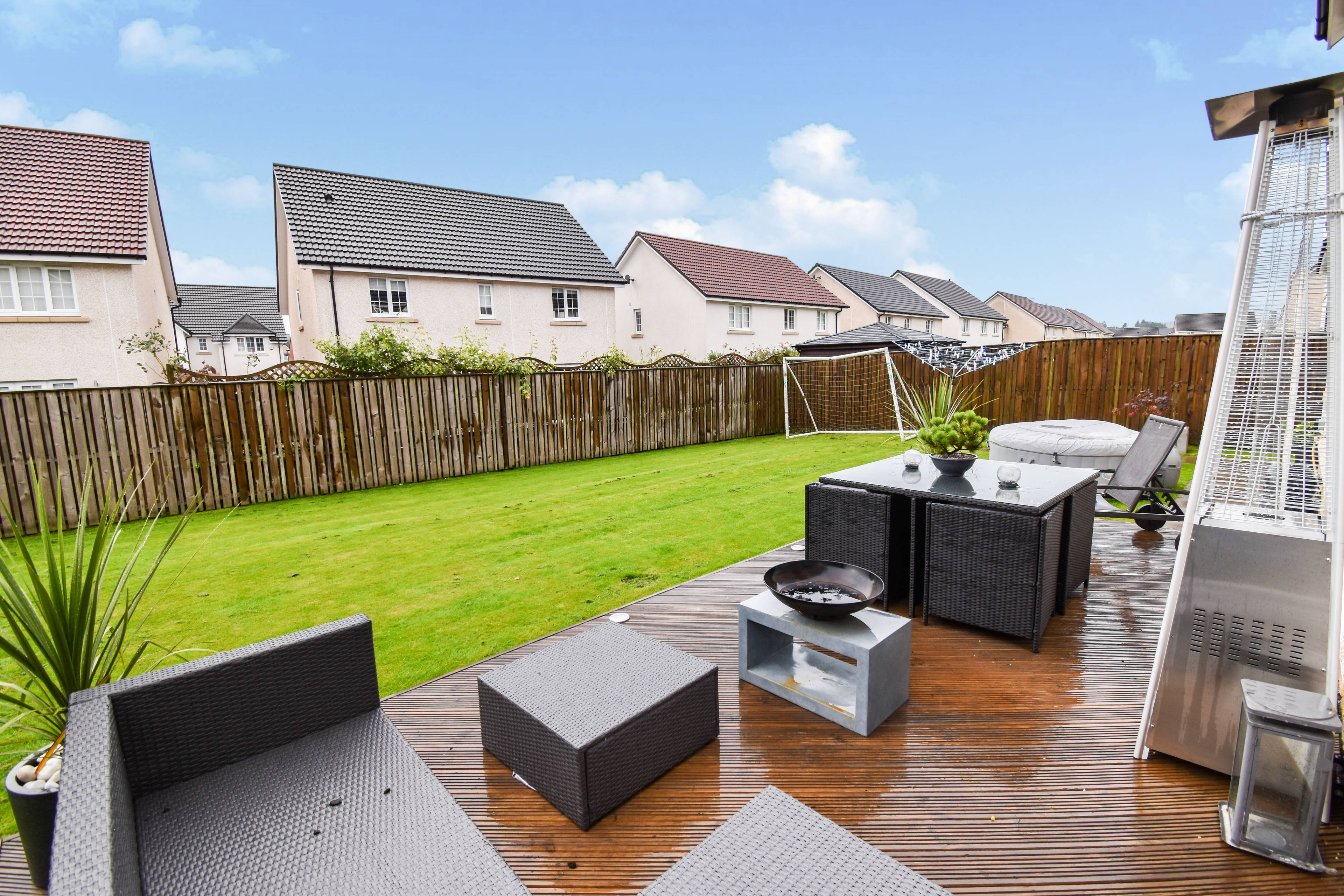 Rear garden