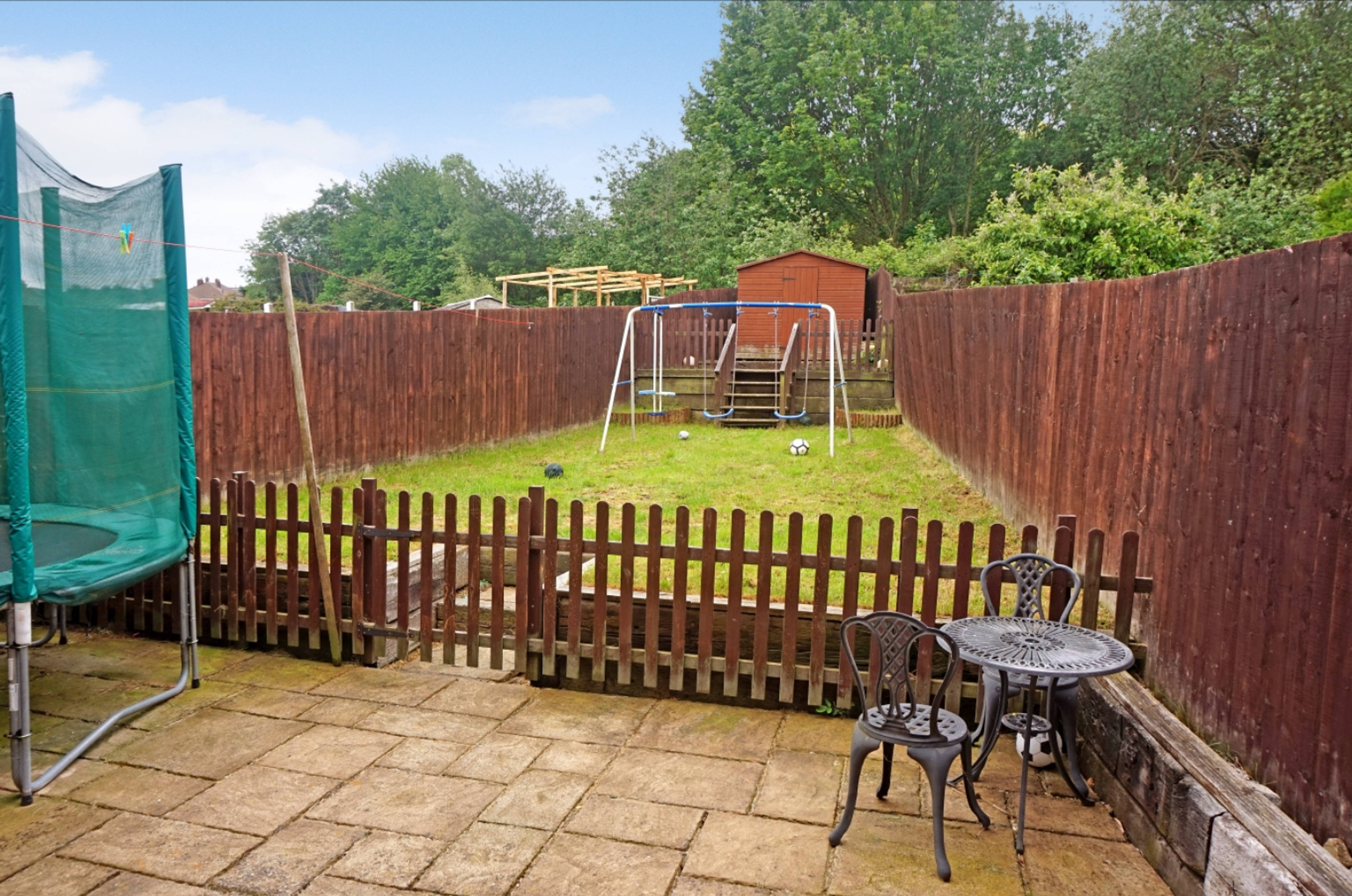 Rear garden