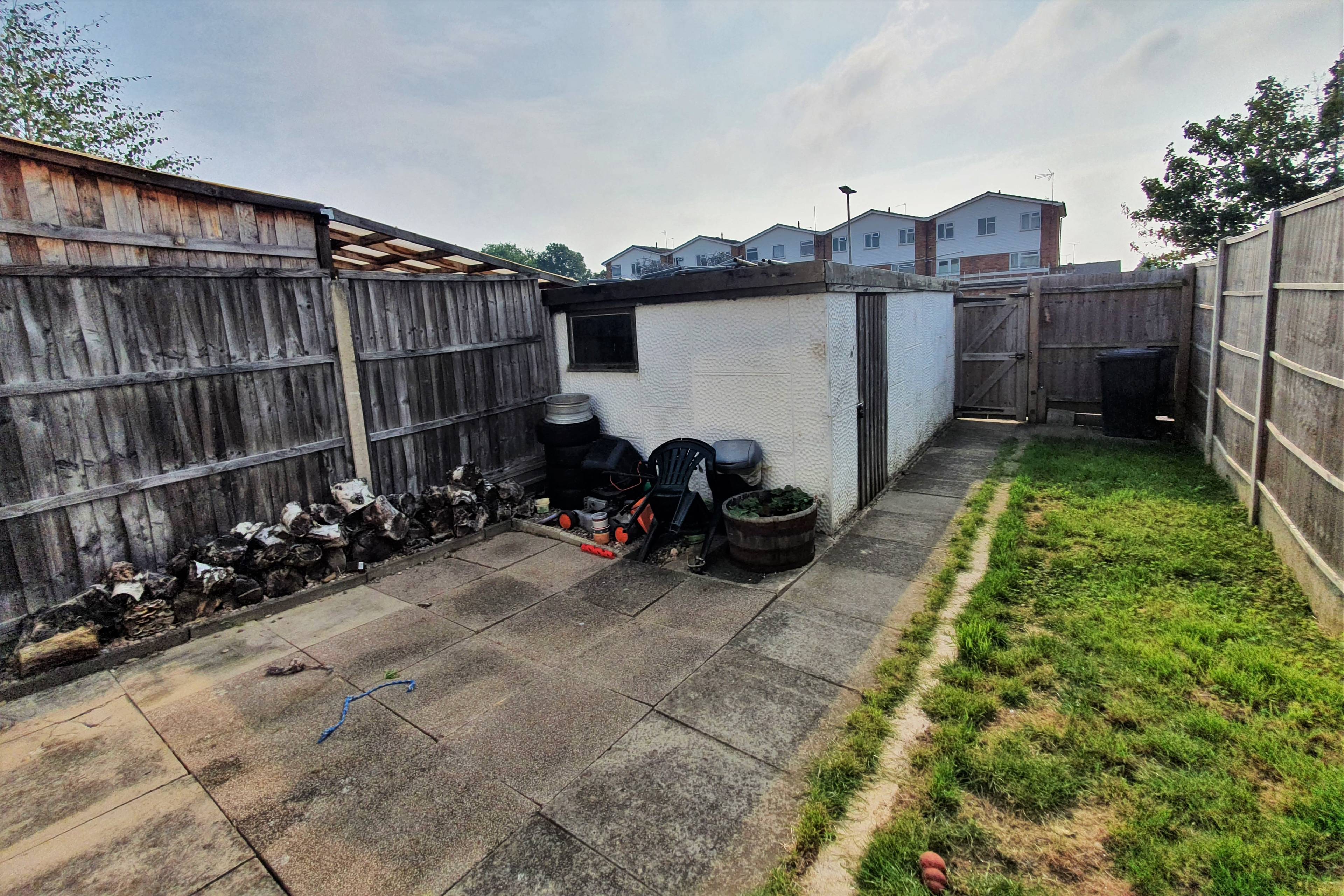 outside
