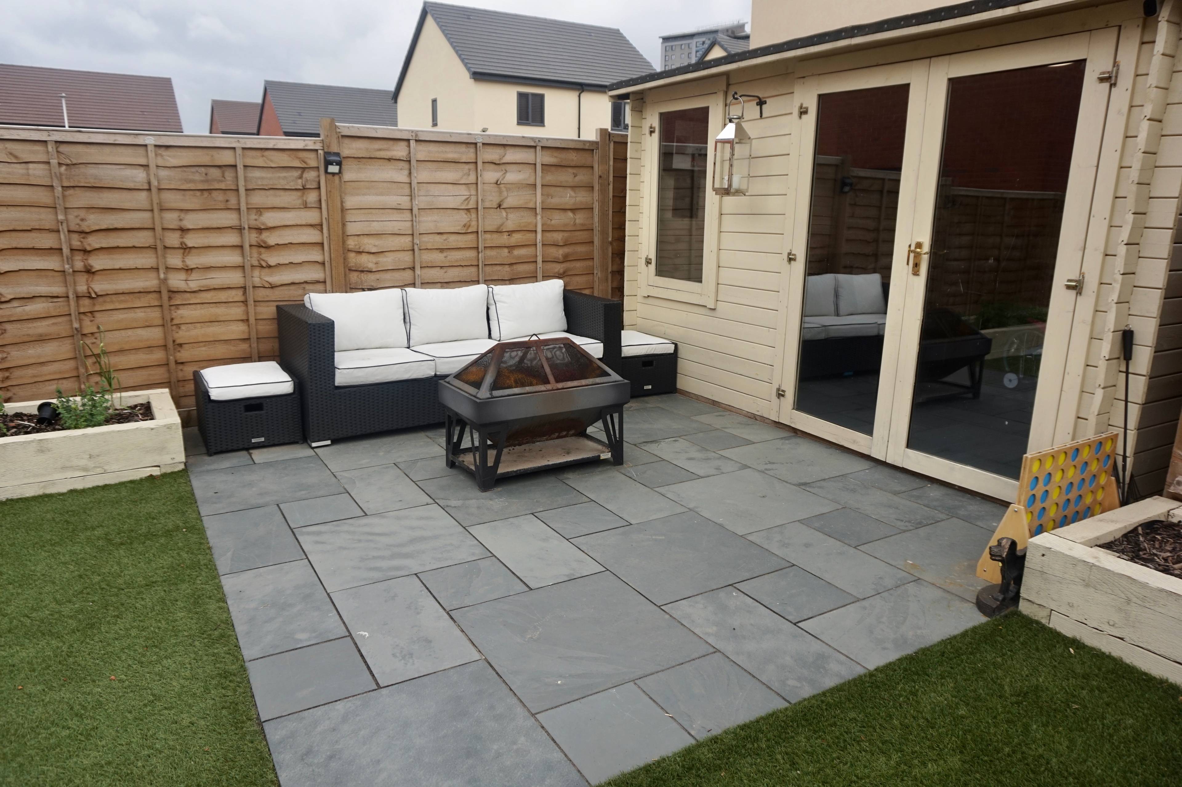Rear garden