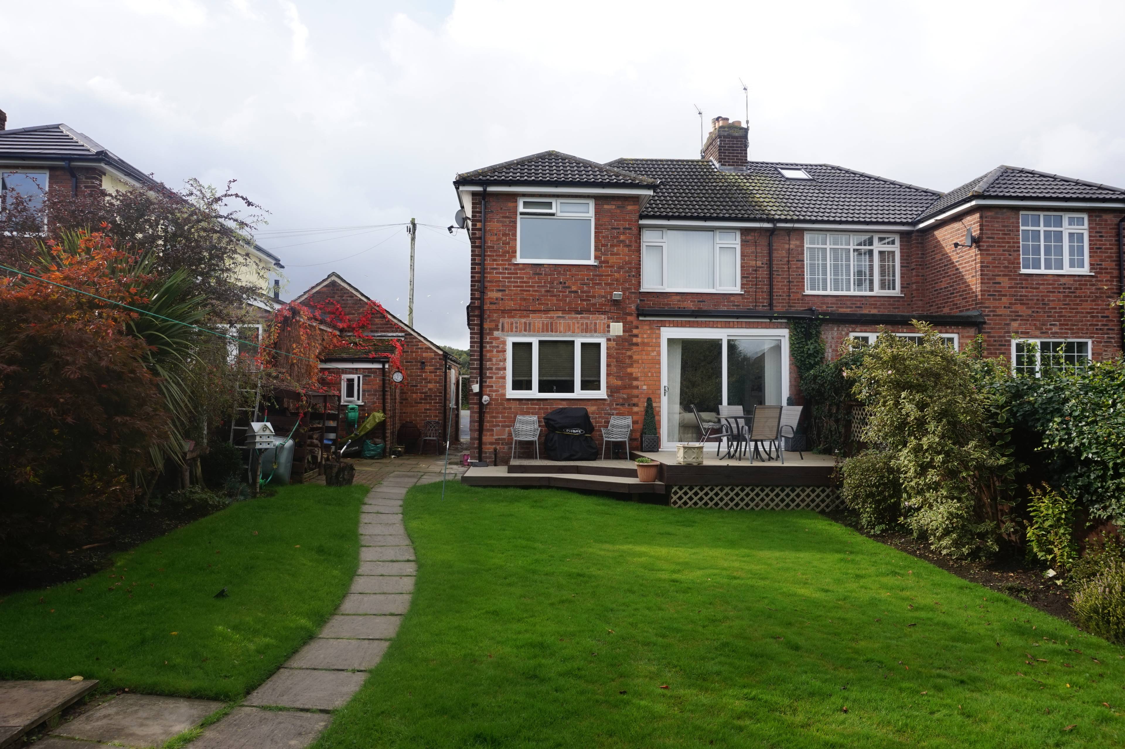 rear garden   