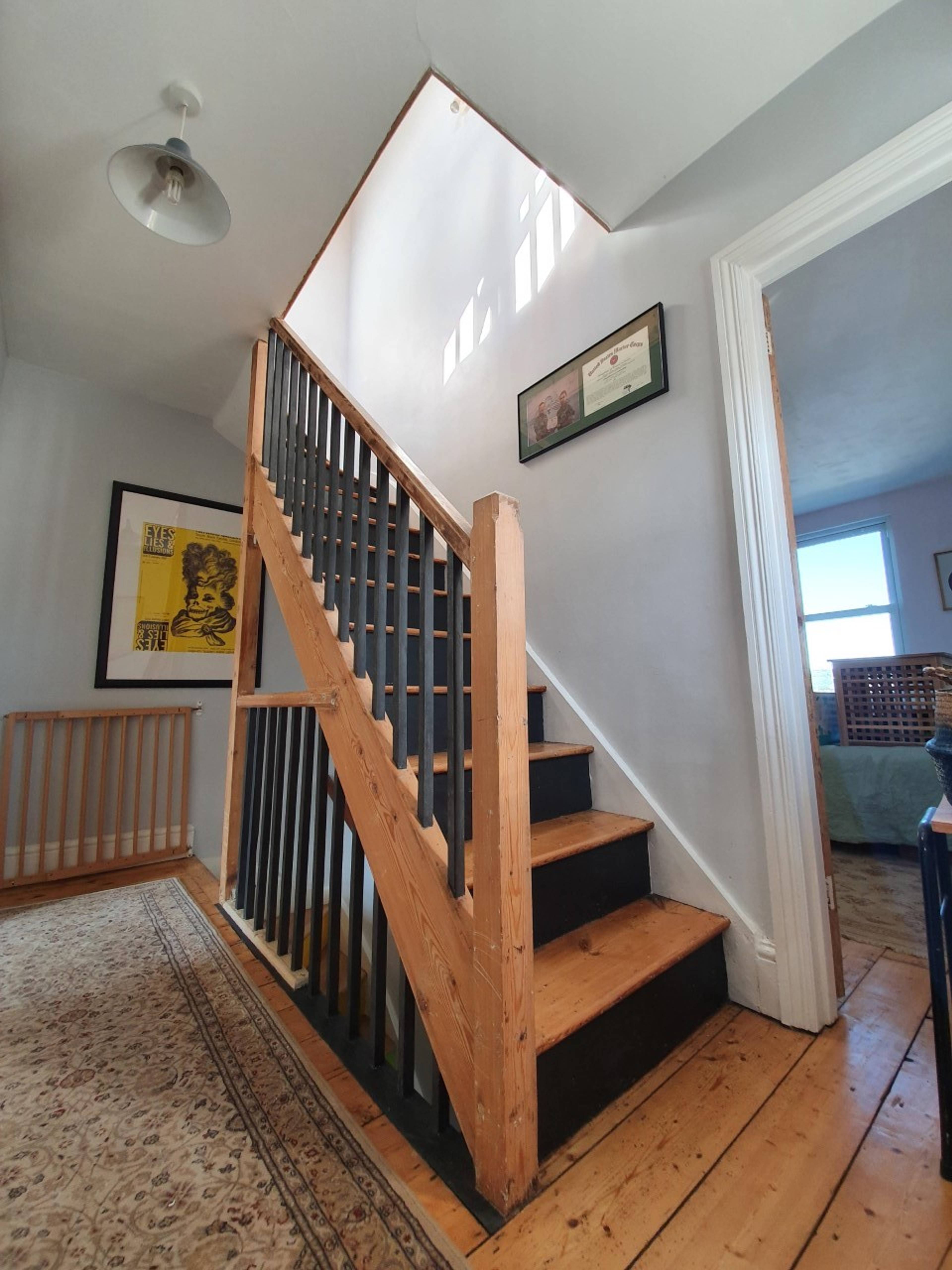 Upstairs