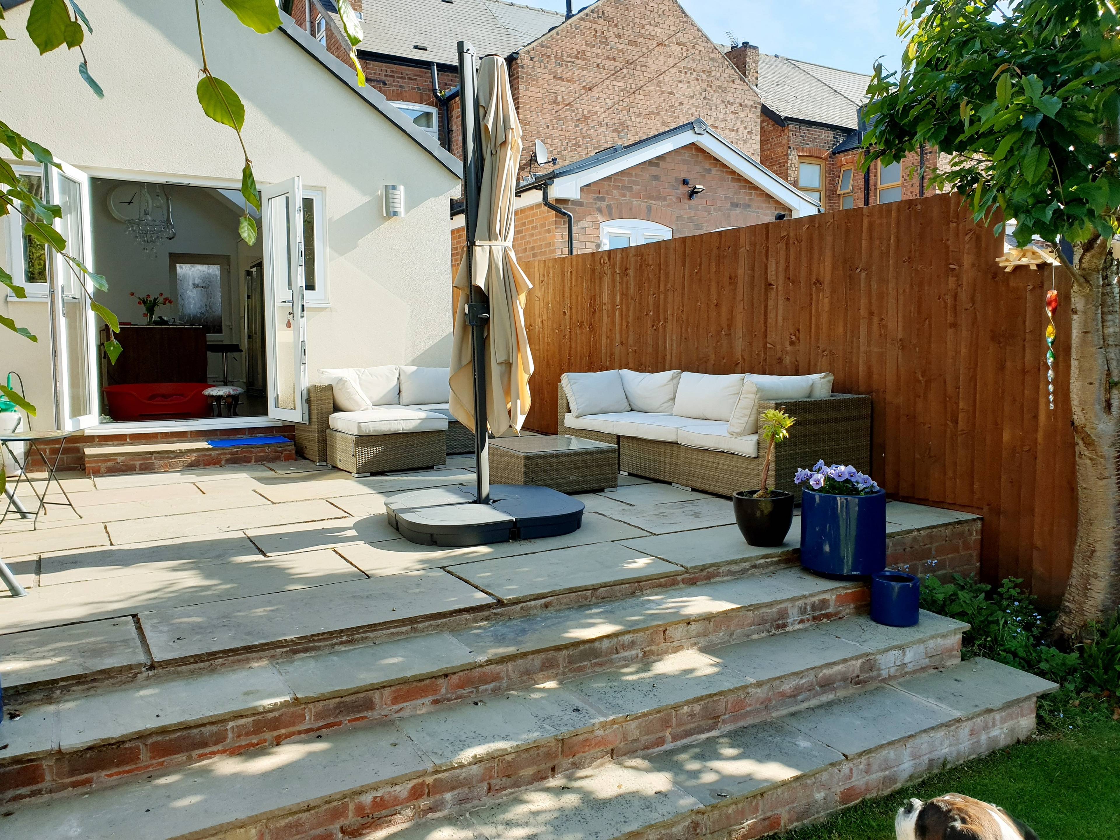 Rear garden