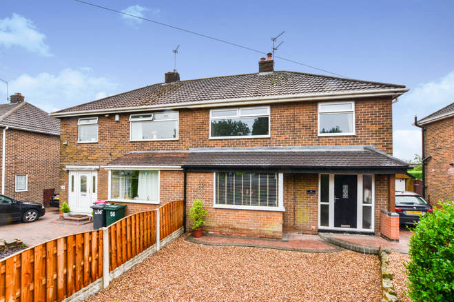 3 bedroom semi-detached house for sale in Braithwell Road, Rotherham ...