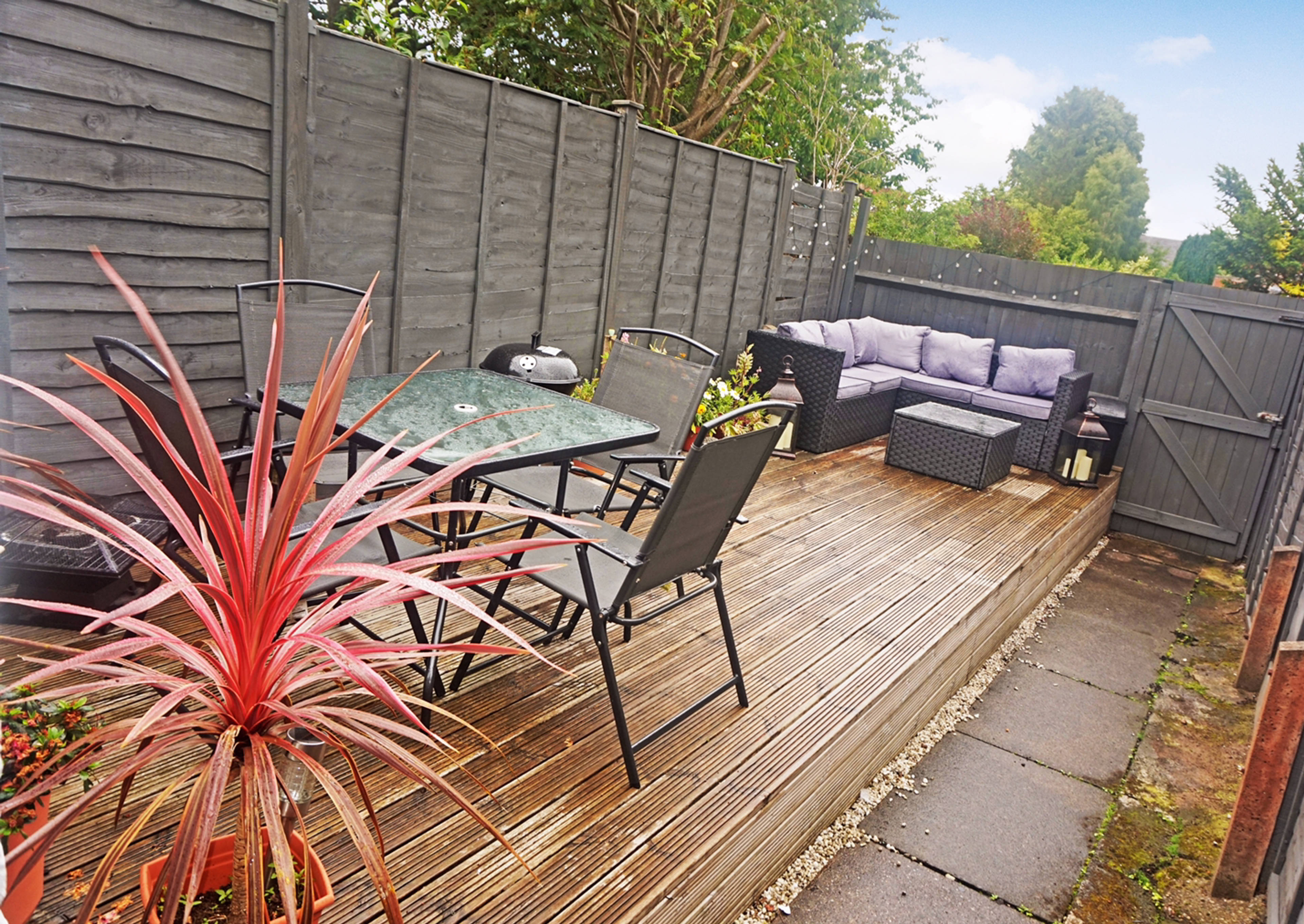 Rear garden