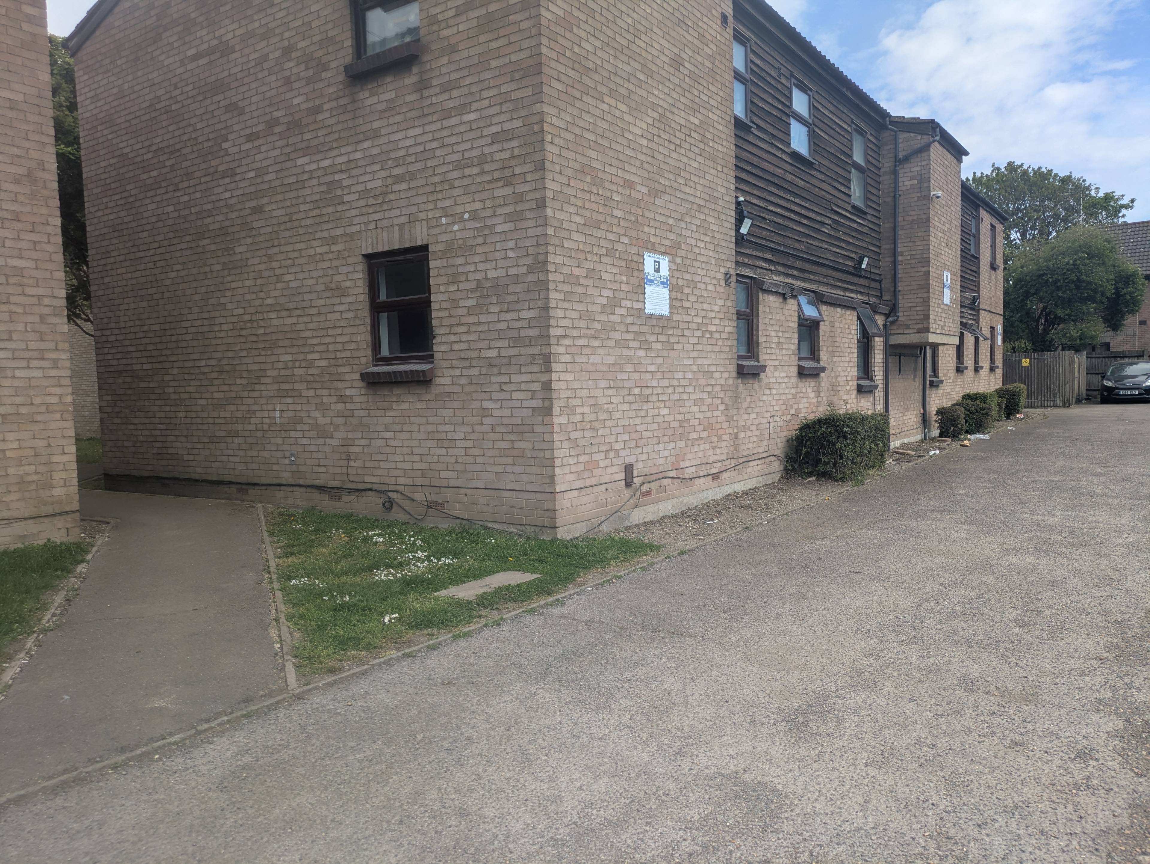 Outside