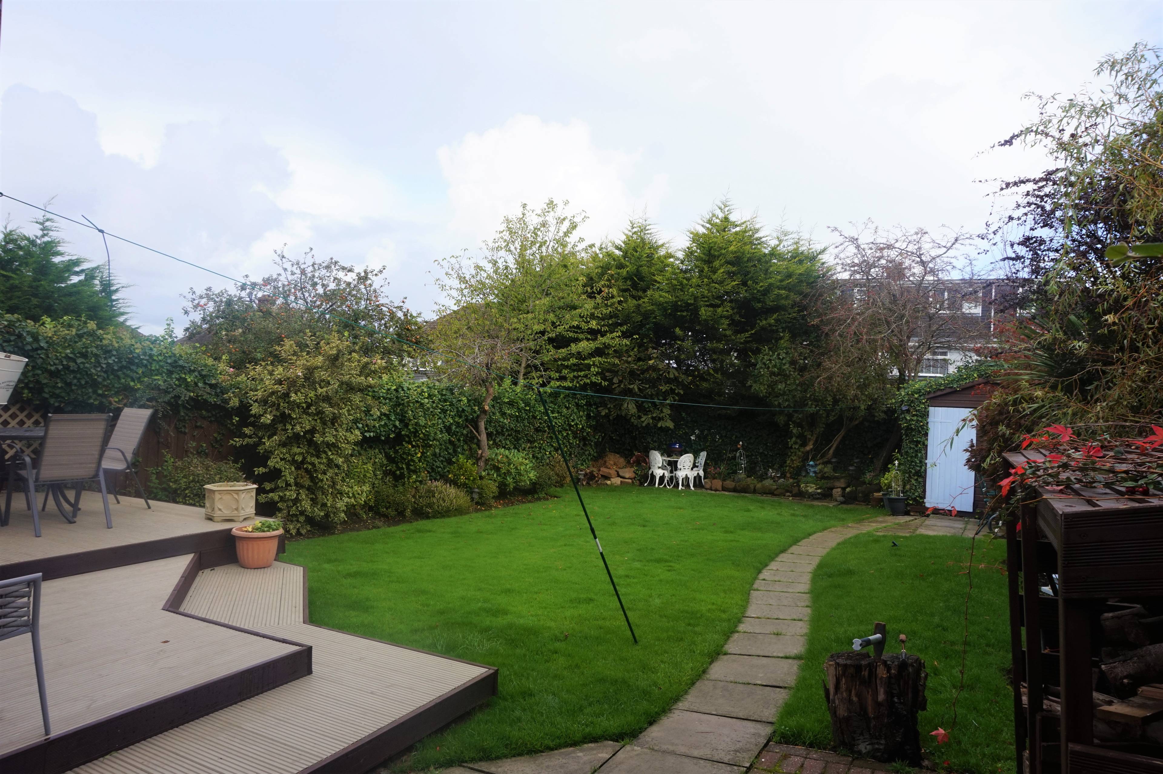 rear garden      