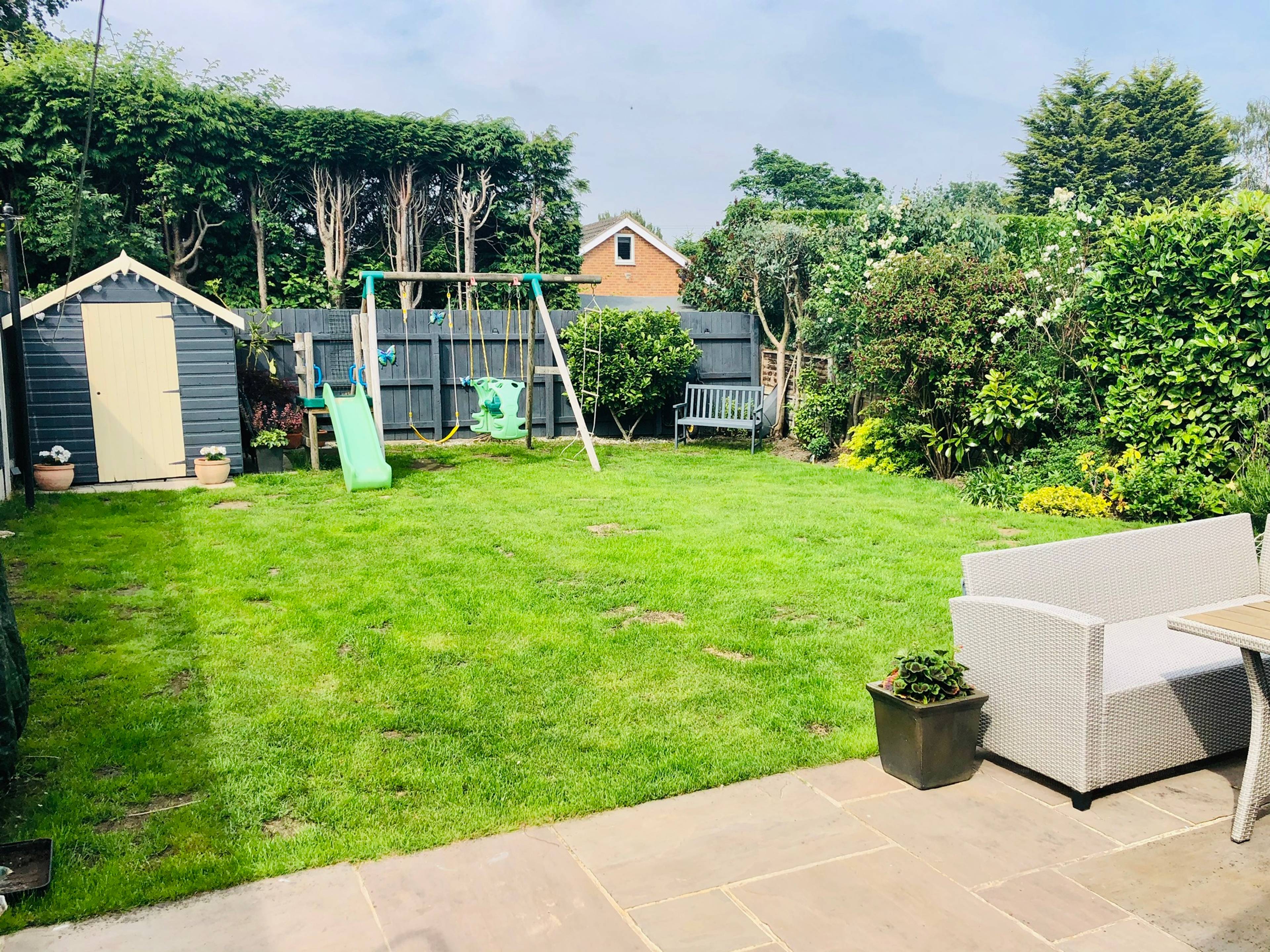 Rear garden
