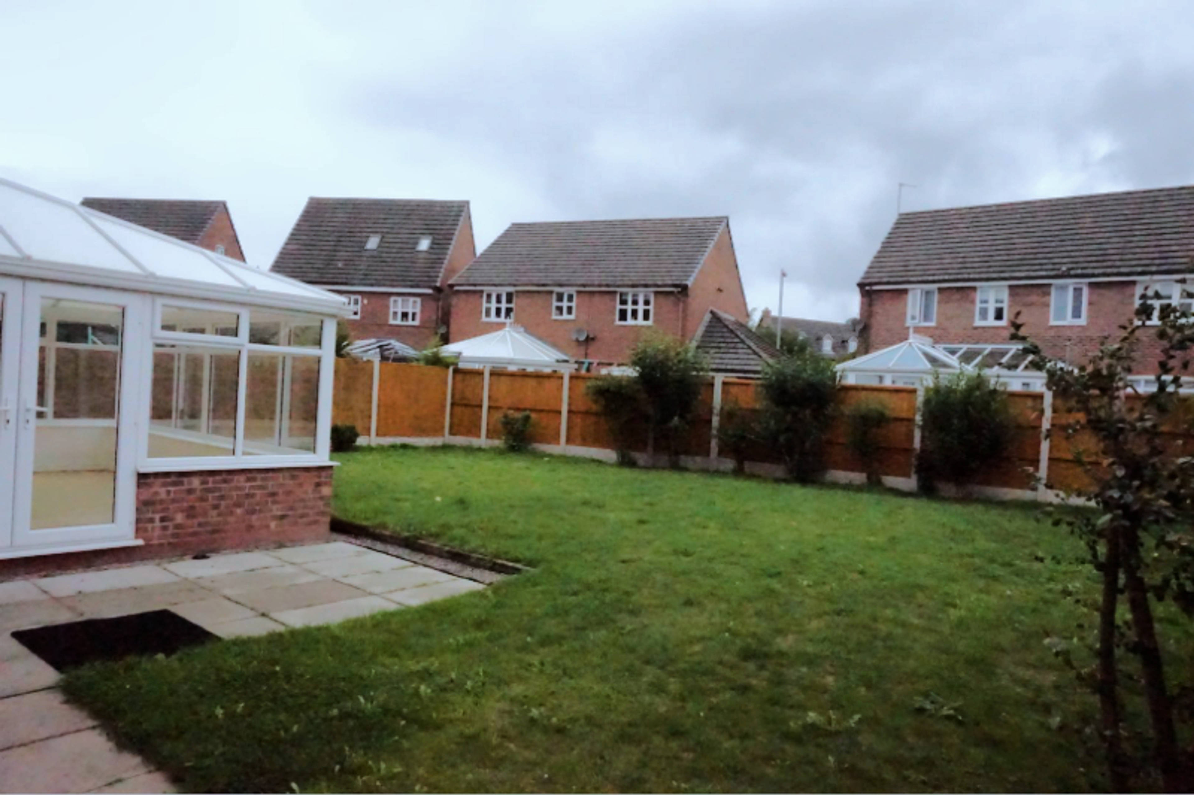 rear garden            