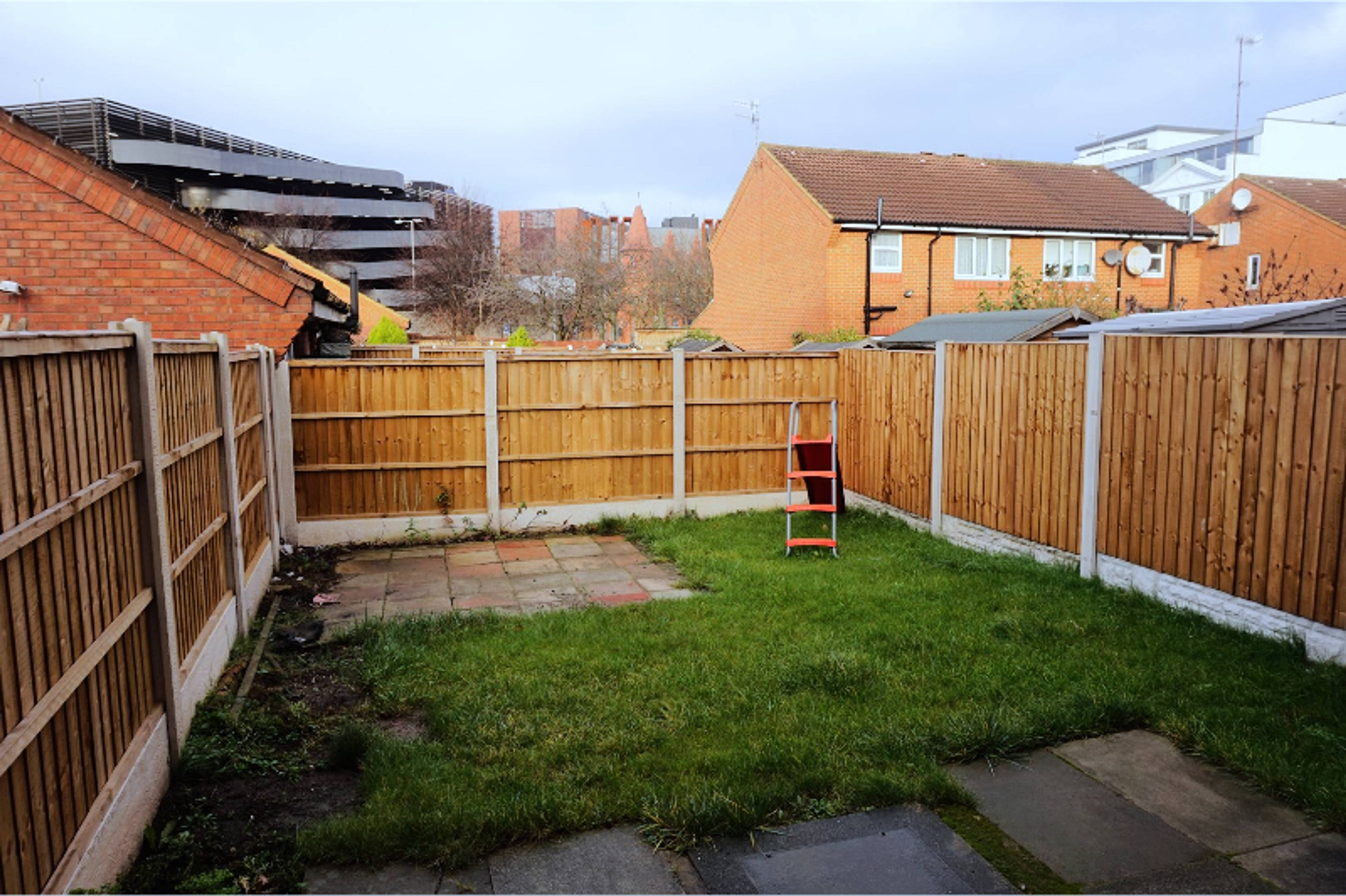 rear garden   