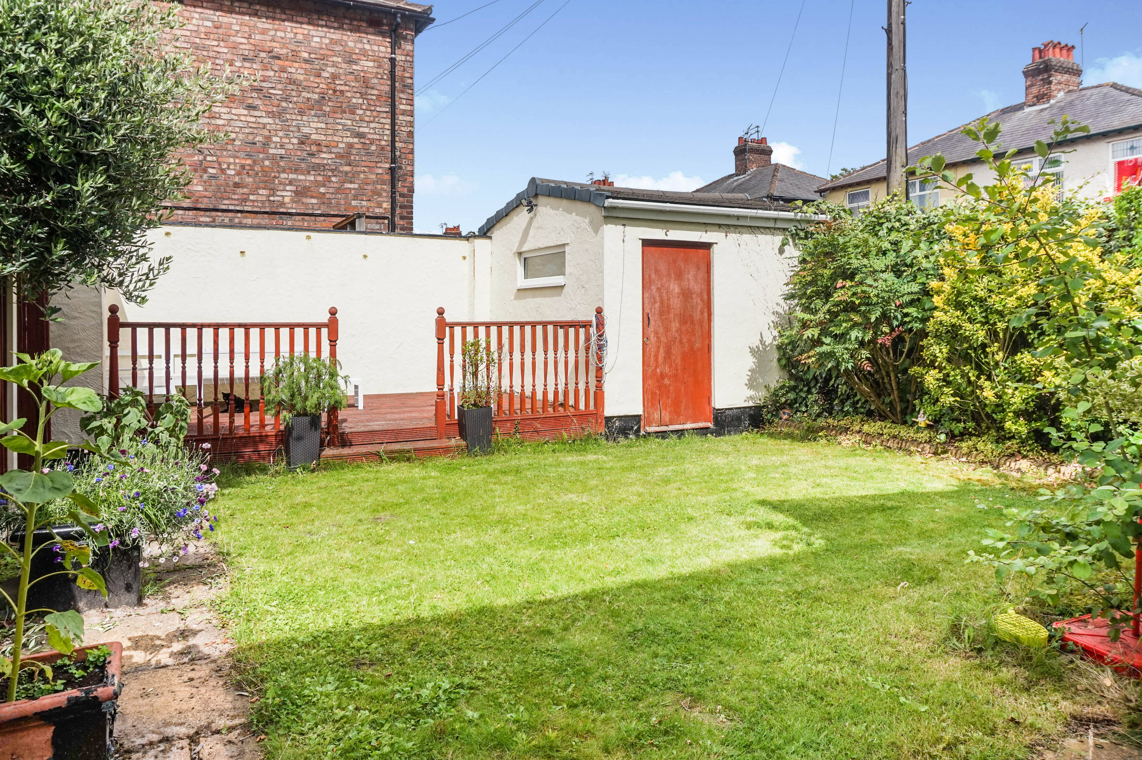Rear garden